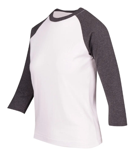 Picture of RAMO, Ladies 3/4 Sleeve Raglan Tee